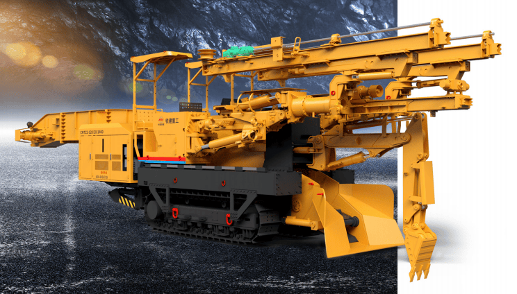 Coal Mine Rock Roadway Drilling-Loading Unit