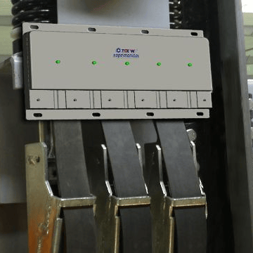 电梯曳引带断芯在线监测装置