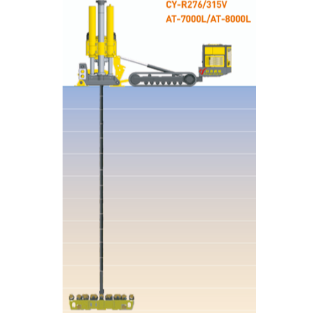 大直径天井钻机CY-R276V