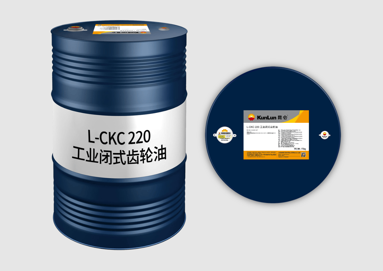L-CKC 220 زيت التروس المغلقة في الصناعة من Kunlun (170kg)