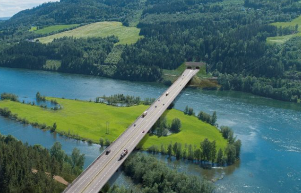 挪威的拉根桥。