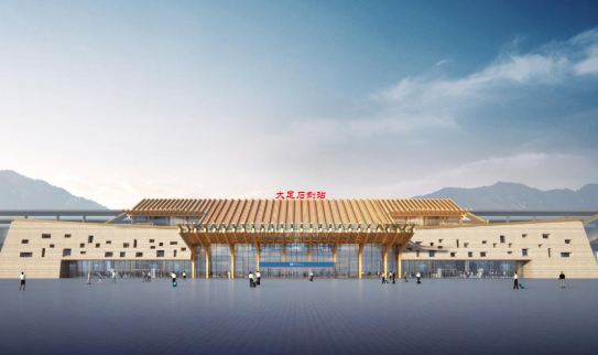 大足石刻站效果图