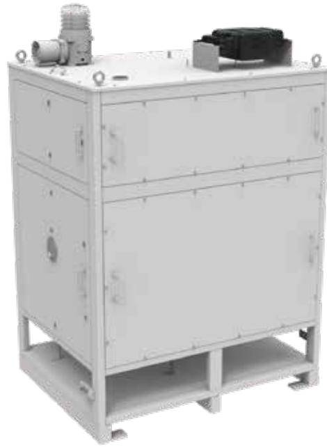 Usina estacionária de célula a combustível de 150 kW