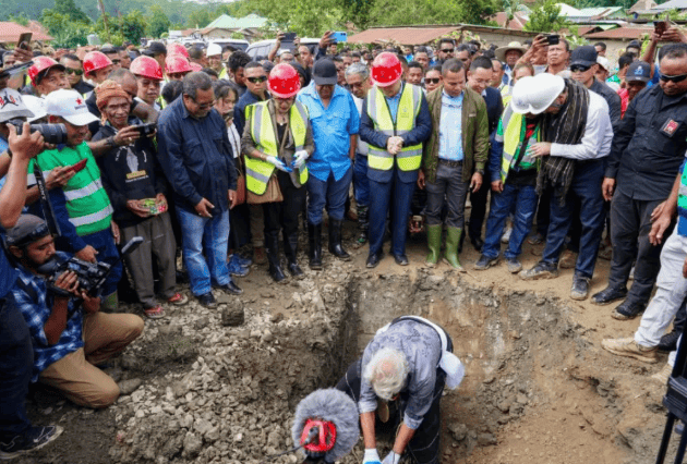 东帝汶总理为项目奠基