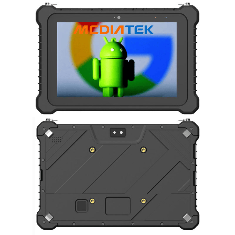 工厂直销8英寸三防平板电脑，配备NFC、MTK8788处理器、VESA支架、2D条码扫描仪、UHF RFID、车载支架、RJ45接口、RS232接口和HDMI接口。 - 深圳市高通电子有限公司