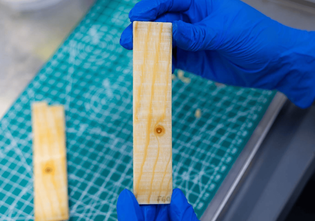 最终复合材料样品。