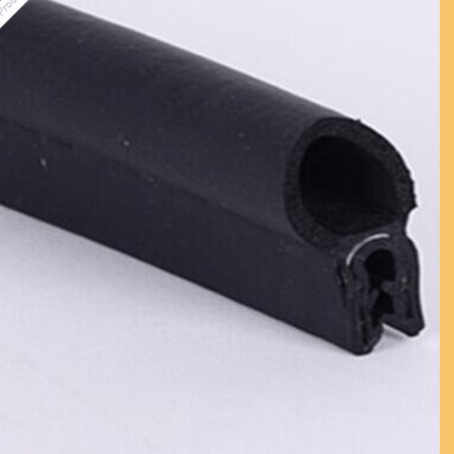 三元乙丙汽车门密封条 钢带骨架密实发泡复合密封条