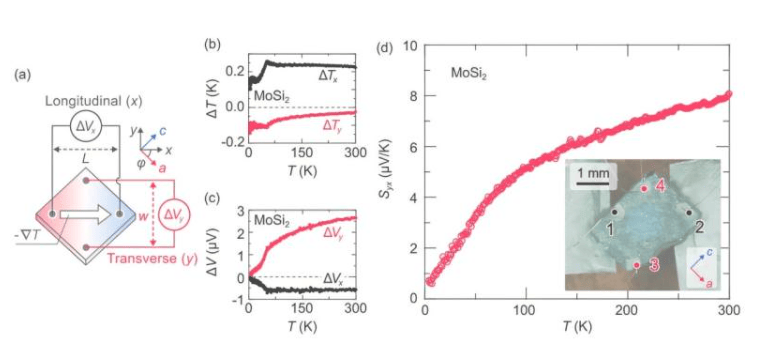 莫斯2展示了清晰且大的横向热功率，确立了自己作为开发高效横向热电设备的有前途的候选者。