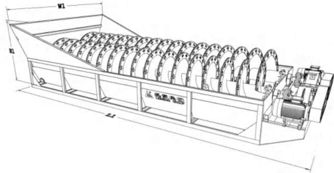 LSX Series Spiral Sand Washer