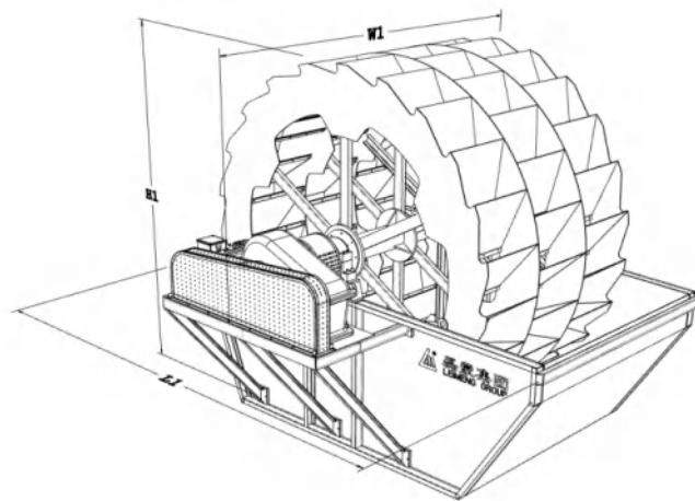 XSD Series Wheel Sand Washer