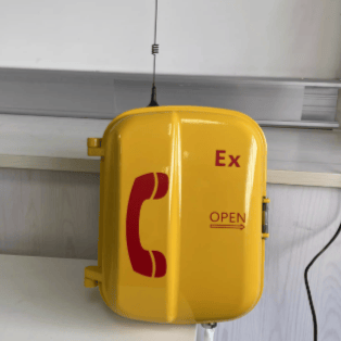 壁挂式施工隧道IP68防水防尘防爆管廊消防应急通讯4G无线电话机