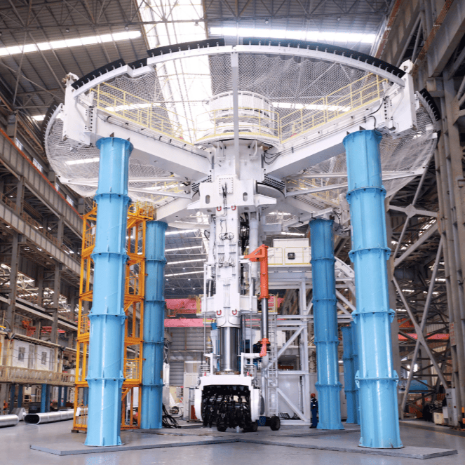 下沉式竖井掘进机