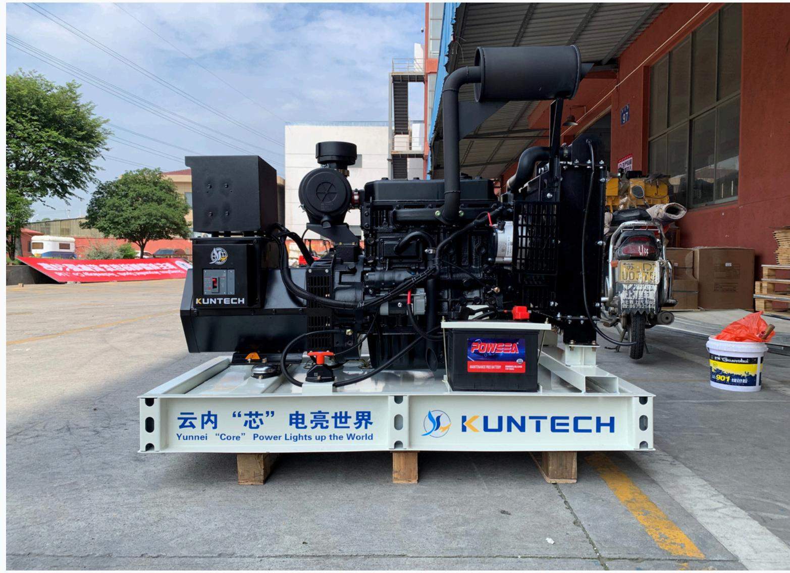 KUNTECH-开架/静音水冷发电机组 (8KW-2200KW)