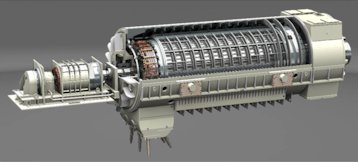 1300MW水氢氢核电发电机（QFSN-1300-4)
