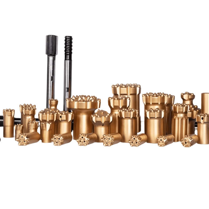 Broca DTH com conexão rosqueada