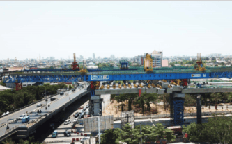 850t节段拼装式架桥机（印度尼西亚高铁项目）