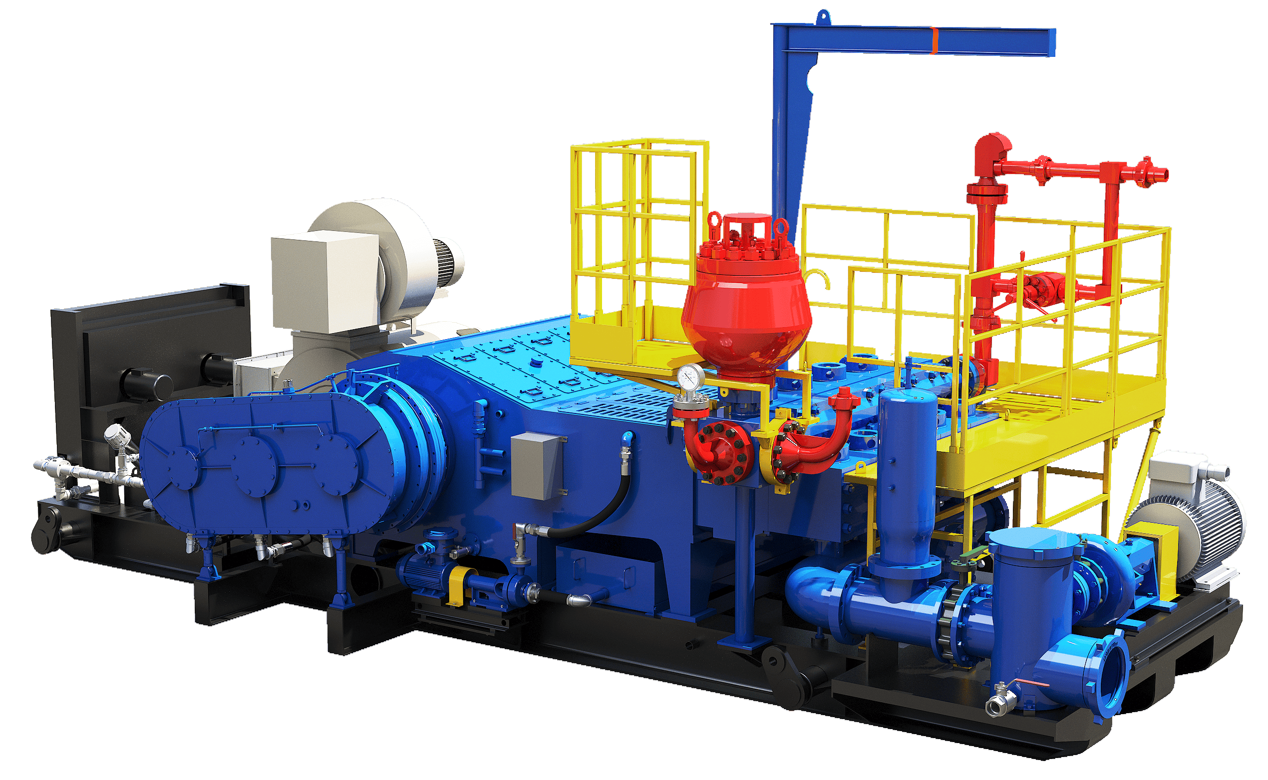 单电机驱动五缸钻井泵