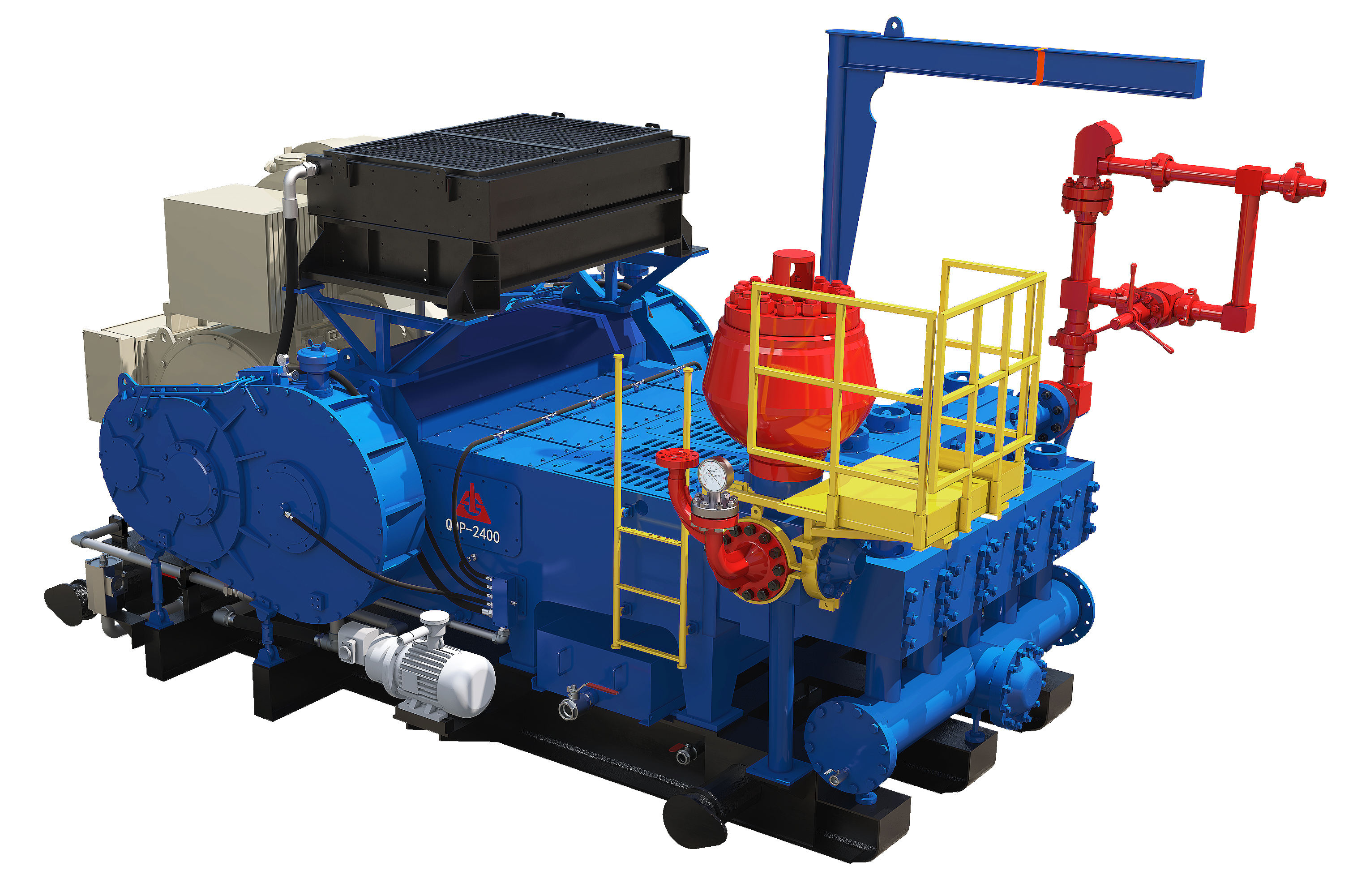 双电机驱动海洋五缸钻井泵