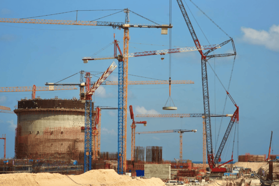 达巴(Dabaa)核电站2号机组完成反应堆支撑桁架安装工作