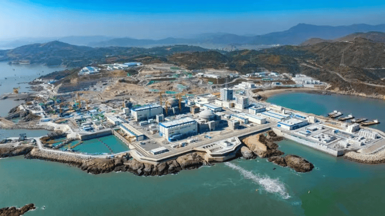 长三角地区首个“华龙一号”项目——中广核浙江三澳核电项目建设现场航拍