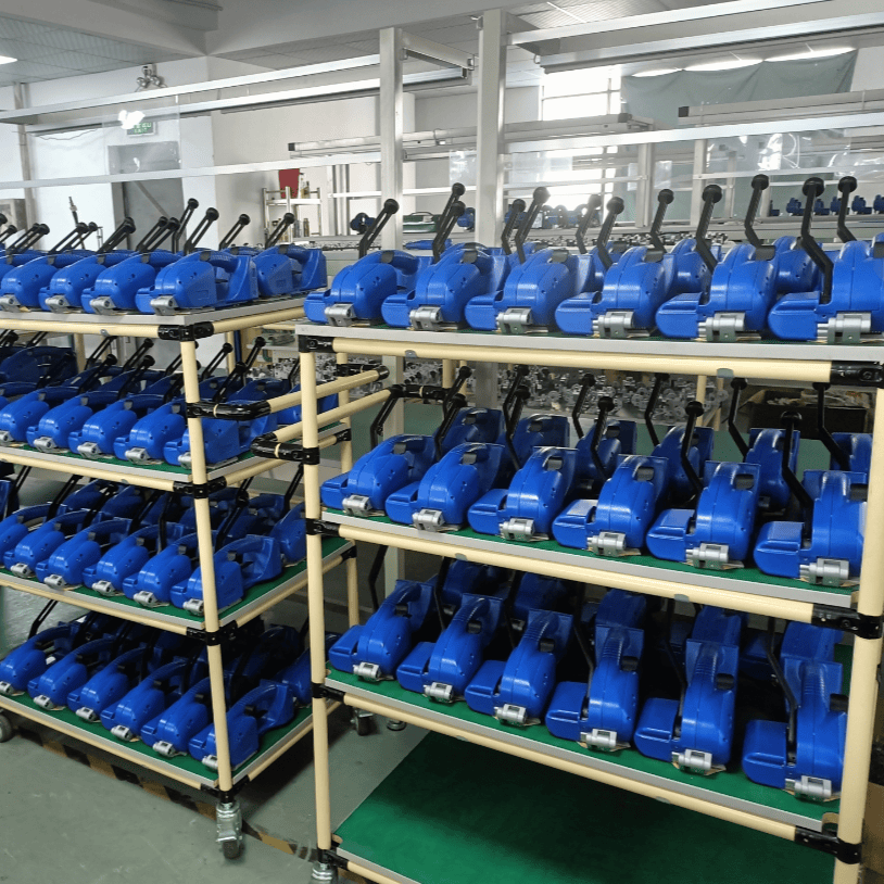 A2 Portable handheld electric strapping tool for PP & PET straps, adjustable tension 60–2500N, friction welding, lightweight design, ideal for logistics, warehouse and express packing.