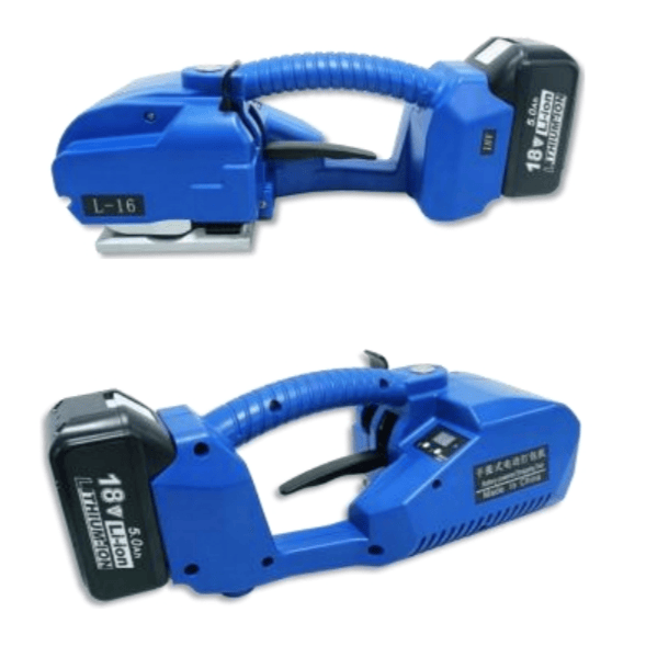 Ferramenta de Estrangulamento Elétrica Portátil L-16 | Ferramenta de Embalagem PP PET para Logística e Armazém, ferramenta de estrangulamento elétrica portátil poderosa para embalagem eficiente de logística, armazém e expresso.