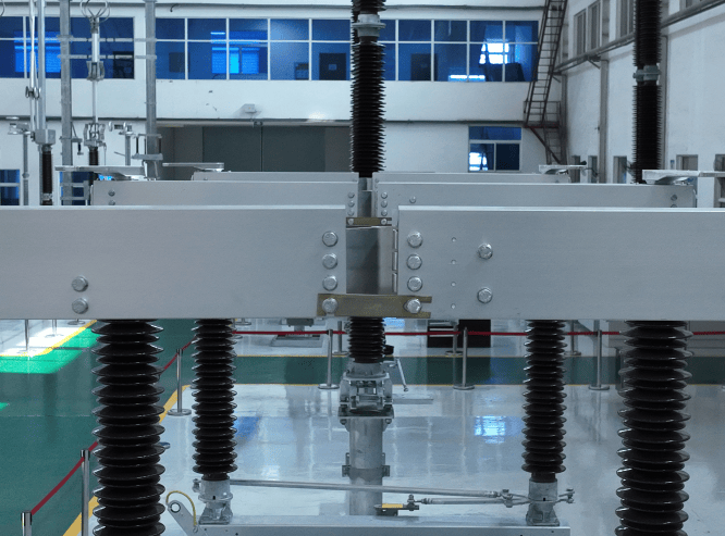 GW4-40.5/72.5/126/145/170/252/363/420系列双柱水平旋转式高压交流隔离开关