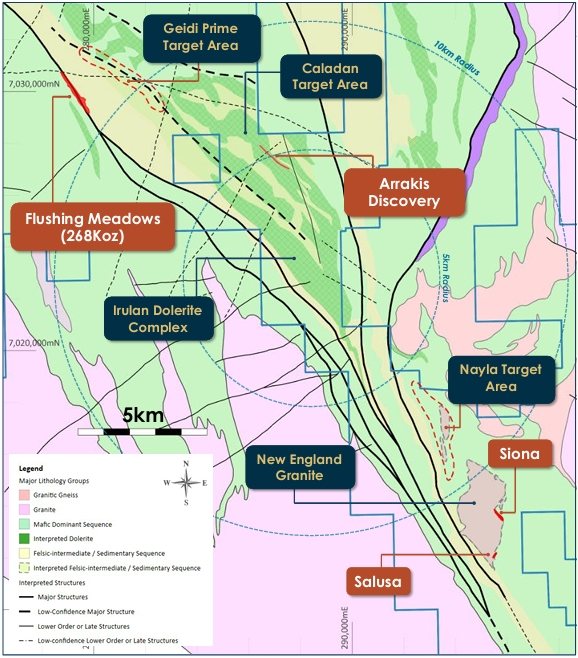 Yandal Resource priority exploration target areas for 2026 from the Ironstone Well-Barwidgee Gold Project, situated in the northern Yandal Greenstone Belt.