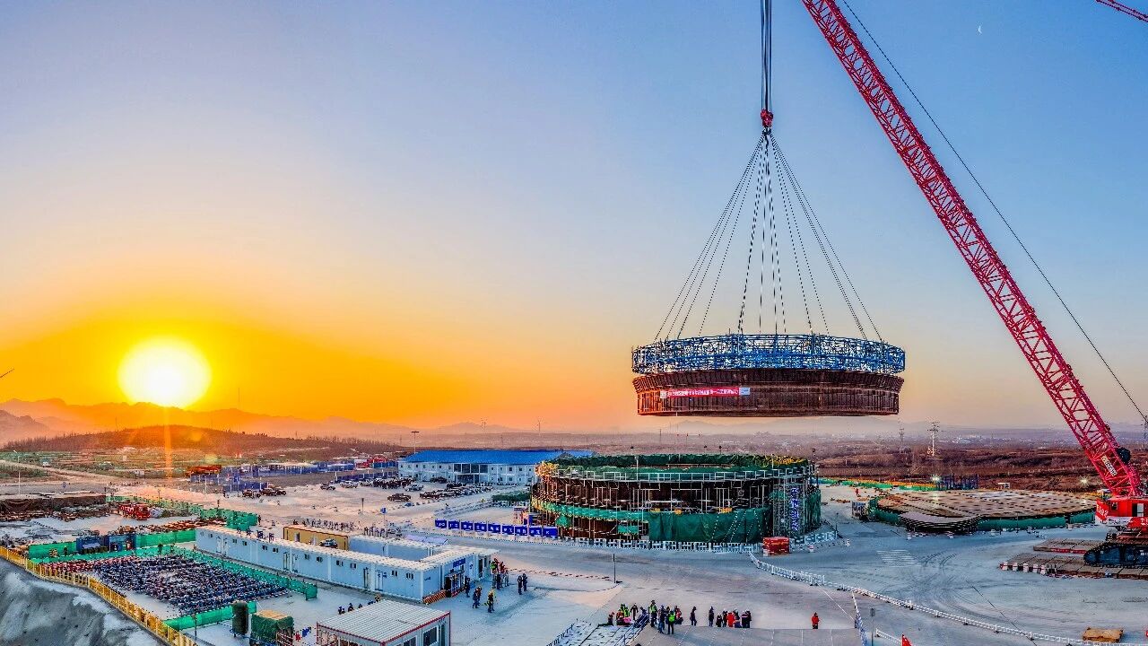 中广核山东招远核电建设现场