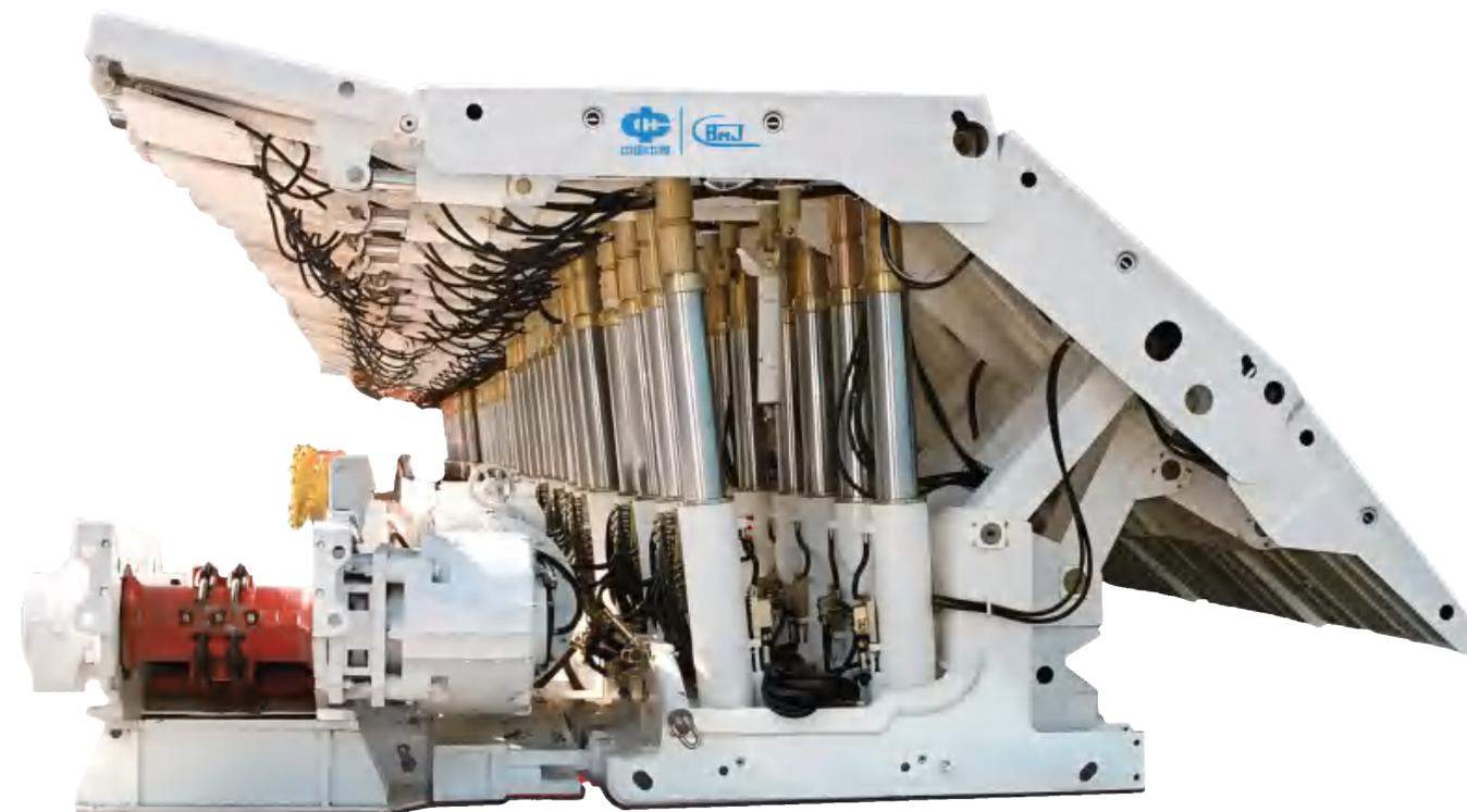 ZZP5600/17/35D型 四柱铺网液压支架