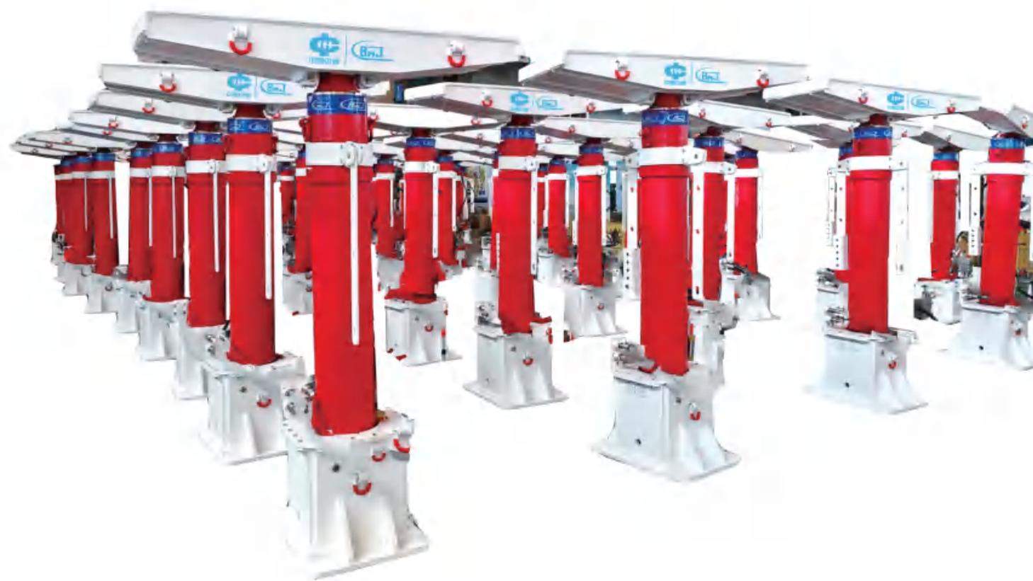 ZQ1600/24/40D型 单柱式超前液压支架