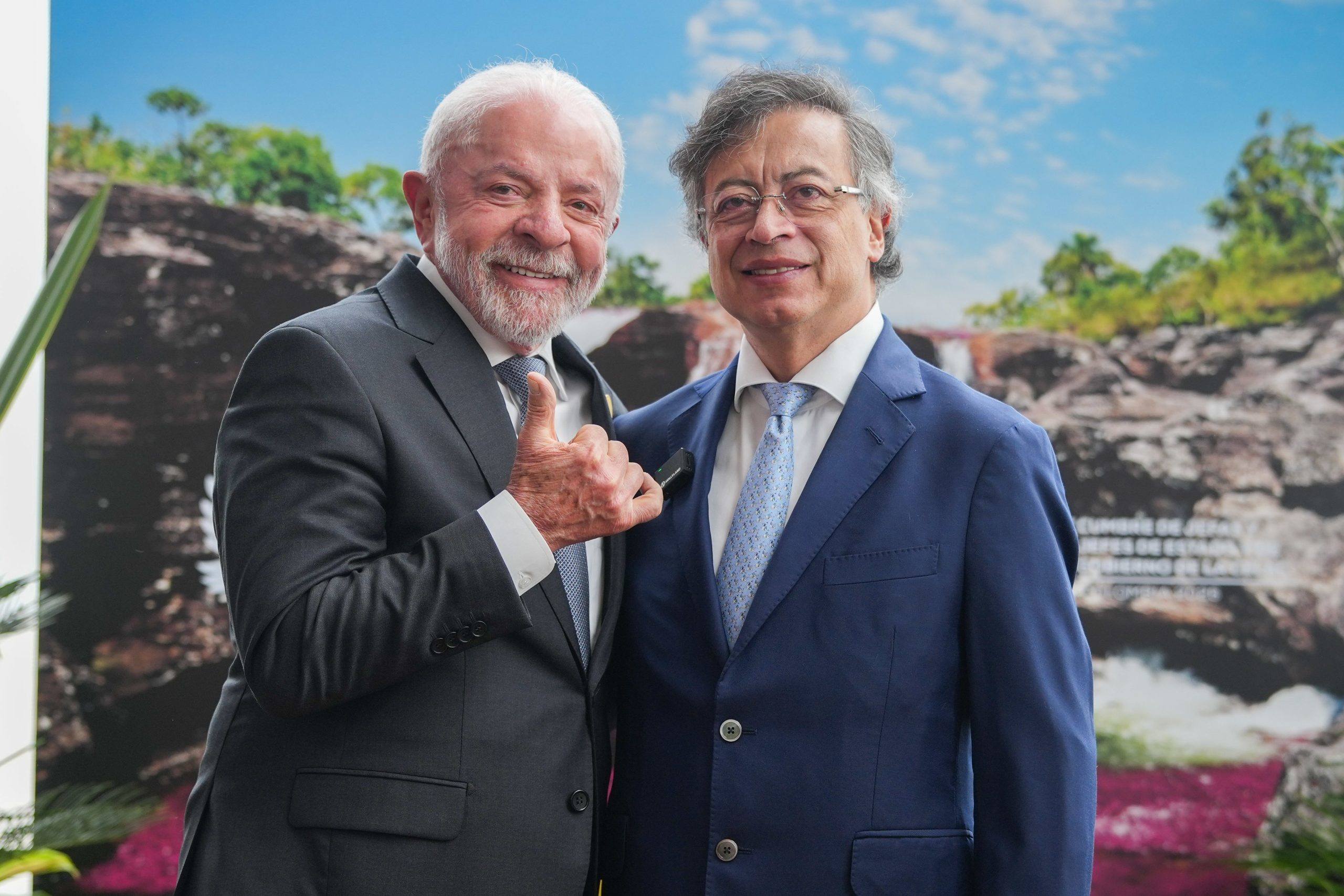 Lula da Silva and Gustavo Petro