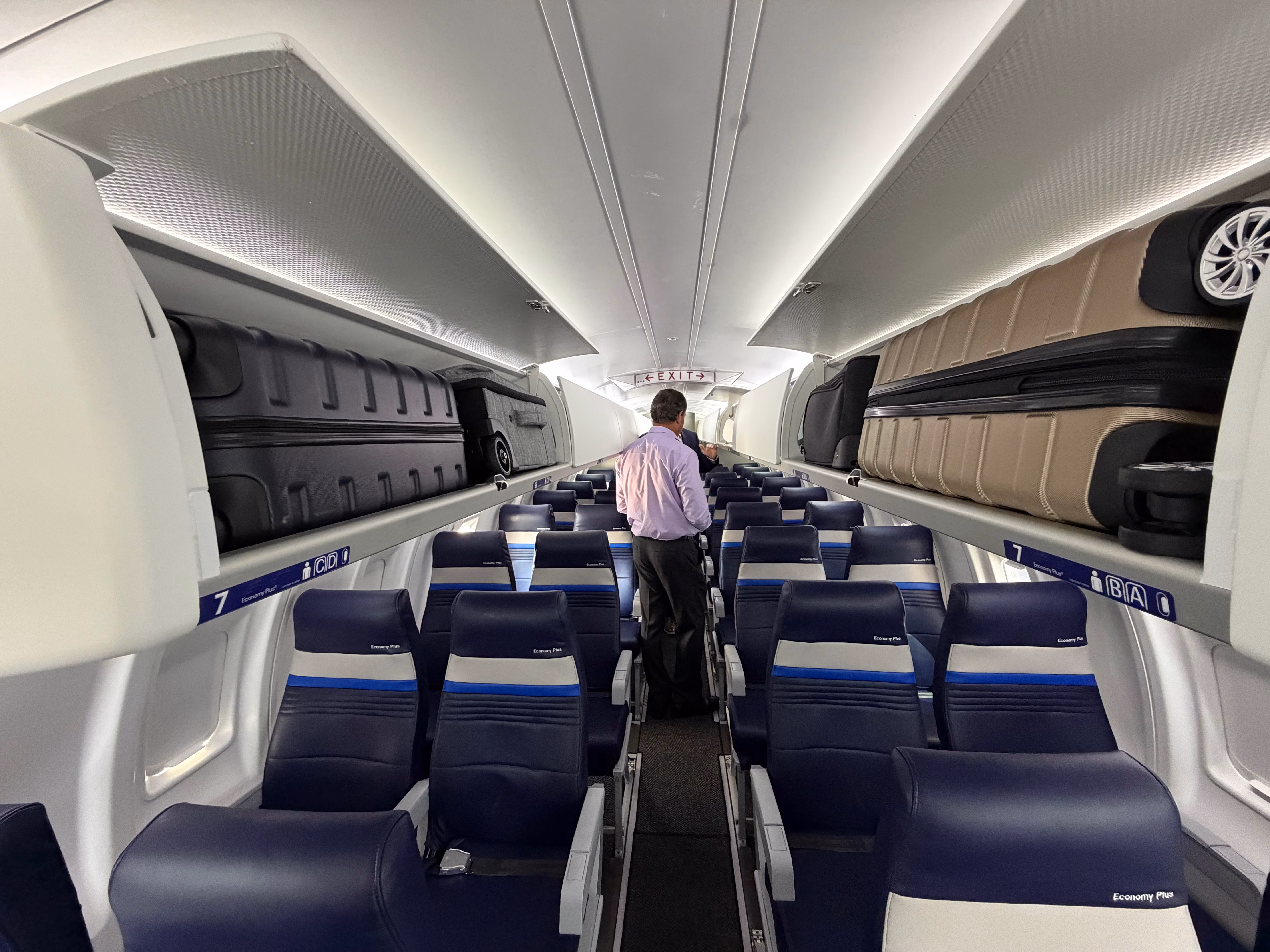 United Airlines CRJ450 Economy Cabin