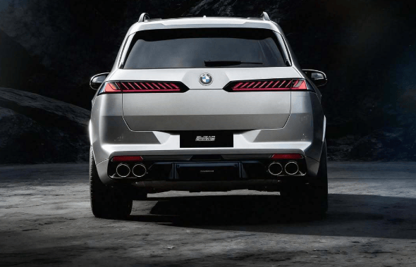 Detalle del lateral y la parrilla del nuevo X7