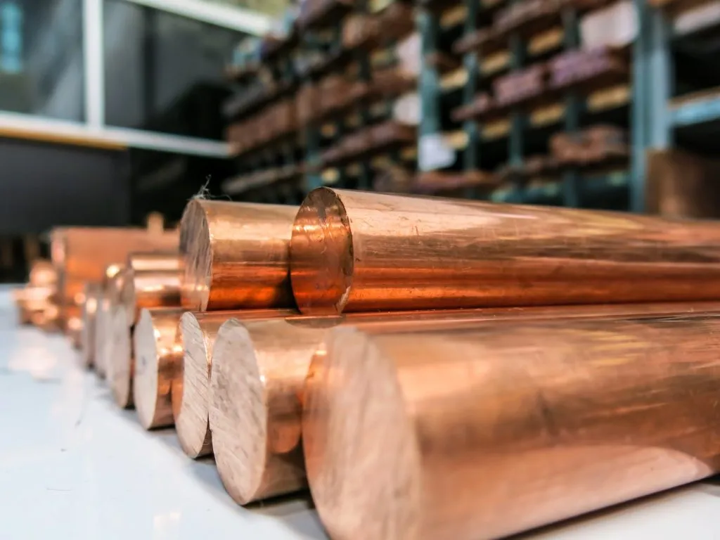 Copper prices hit 10-year highs