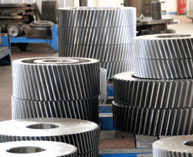 Зубчатые колеса с твердыми зубьями