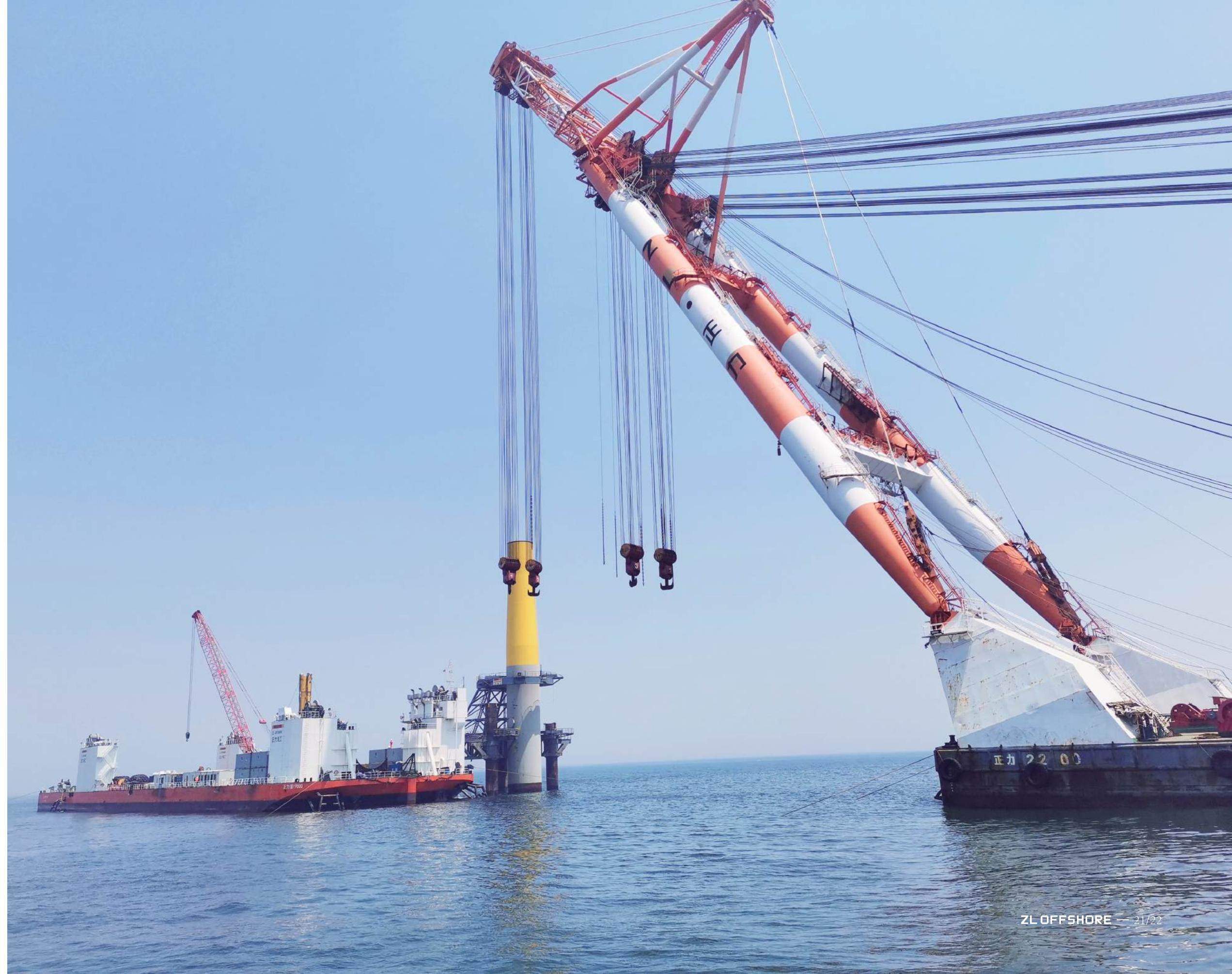 Плавучий кран «Zhengli 2200»