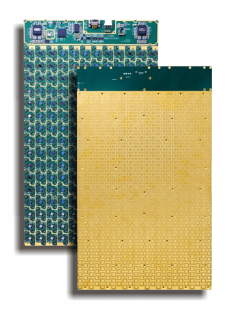 Низкопотребляющая приемная подрешетка фазированной антенной решетки Ku-диапазона