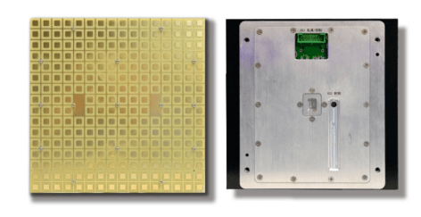 Двухлучевая двумерная расширенная фазированная антенная решетка в Ku-диапазоне, подрешетка Rx
