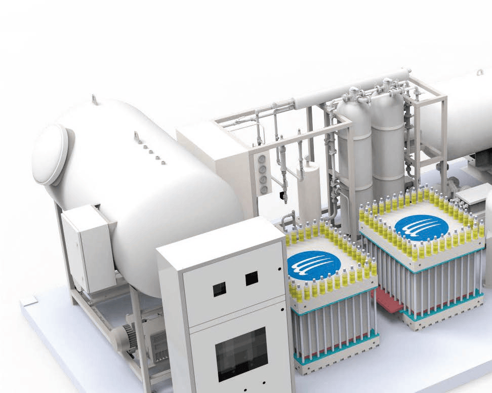 1000 Нм³ модульный блок PEM-установки для производства водорода