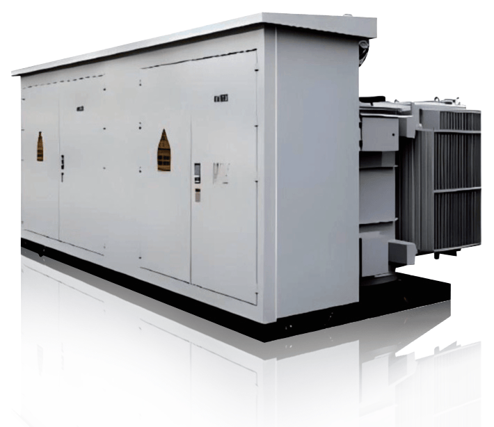 Poste préfabriqué haute/basse tension H-40.5/0.4~1.14kV dédié à la production d'énergie nouvelle