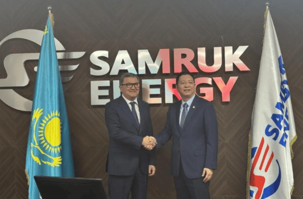 会见萨姆鲁克能源公司董事长卡伊拉特·马克苏达夫