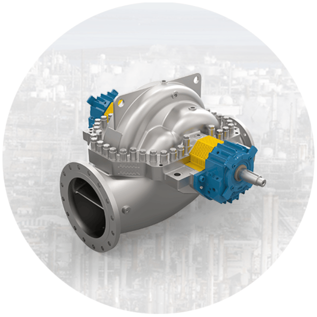 Центробежный насос с подшипниками с двухсторонней опорой BB1Type-DVDS (5.1 МПа)