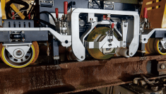 Интеллектуальная комплексная инспекционная тележка для путевых работ