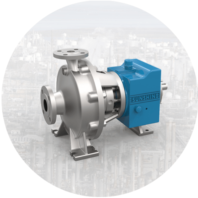 Одноступенчатый центробежный насос с осевым всасыванием SMS