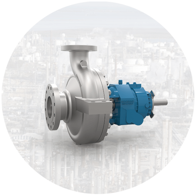 Одноступенчатый насос с торцевым всасыванием центробежного типа OH2Type-HHS (5,1 МПа) / HHD (11,5 МПа)