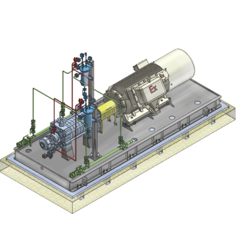 Центробежные насосы с опорными подшипниками с двух сторон BB4Type-MRSC/MRSD