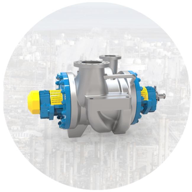 Центробежный насос с опорными подшипниками с двух сторон BB2Type-KSMK/KSMD (двухступенчатый)