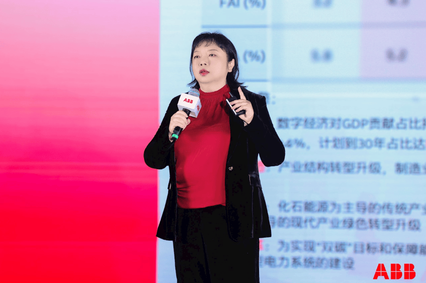 ABB电气配电系统中国区产品市场和数字化业务负责人蒋英