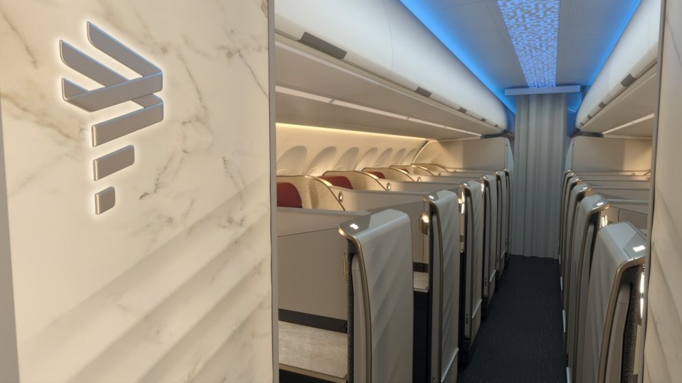LATAM A321XLR new Premium Business suites 